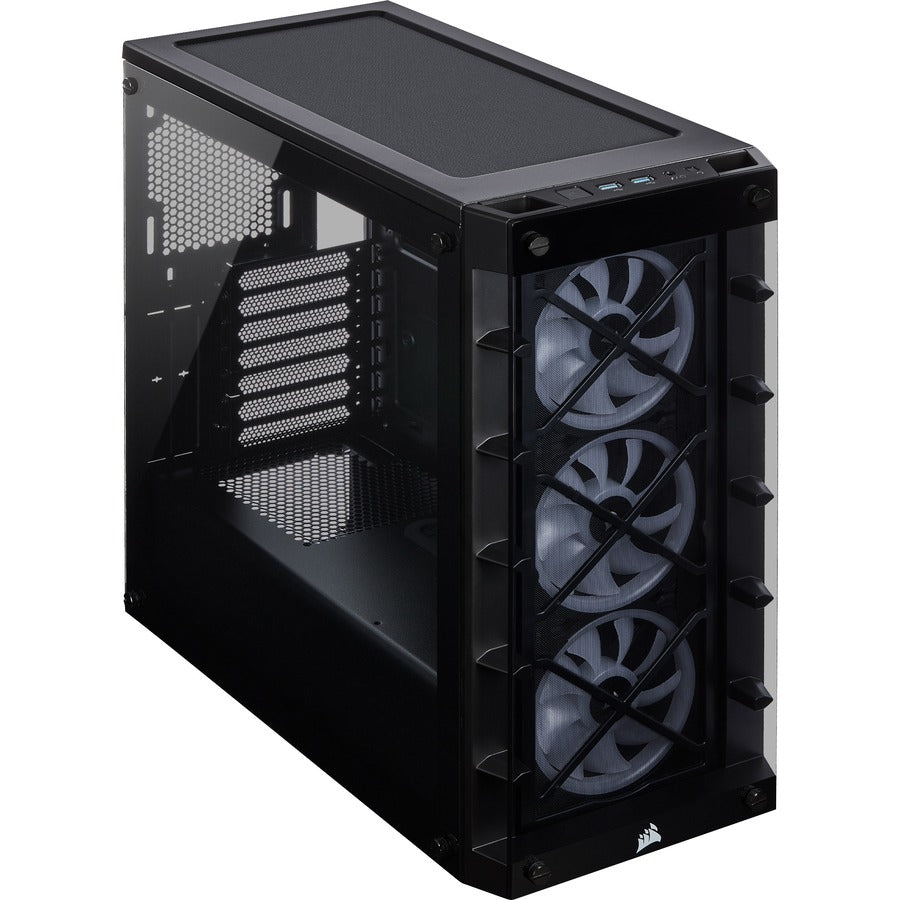 Corsair iCUE 465X RGB Mid-Tower ATX Smart Case - Black CC-9011188-WW