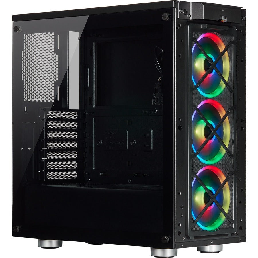 Corsair iCUE 465X RGB Mid-Tower ATX Smart Case - Black CC-9011188-WW