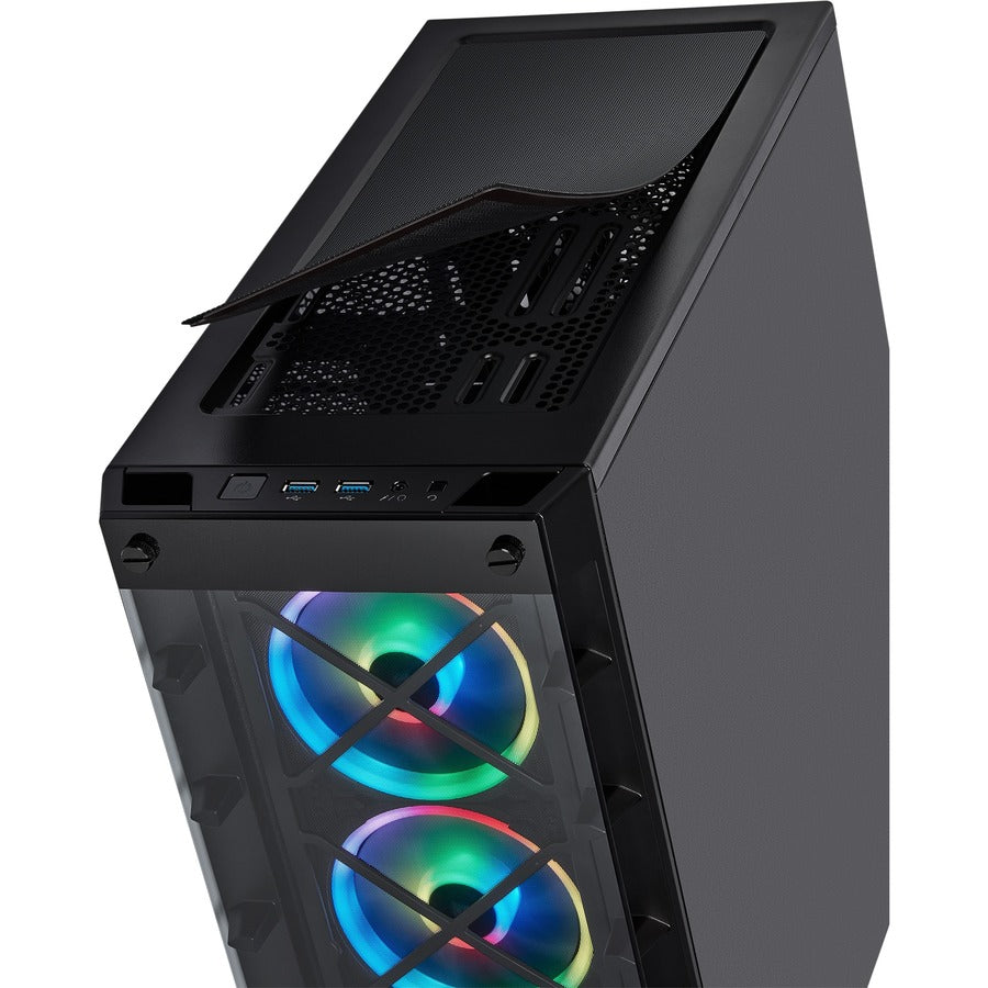 Corsair iCUE 465X RGB Mid-Tower ATX Smart Case - Black CC-9011188-WW