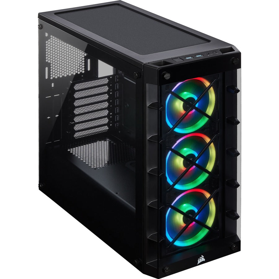 Corsair iCUE 465X RGB Mid-Tower ATX Smart Case - Black CC-9011188-WW