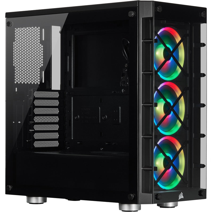 Corsair iCUE 465X RGB Mid-Tower ATX Smart Case - Black CC-9011188-WW