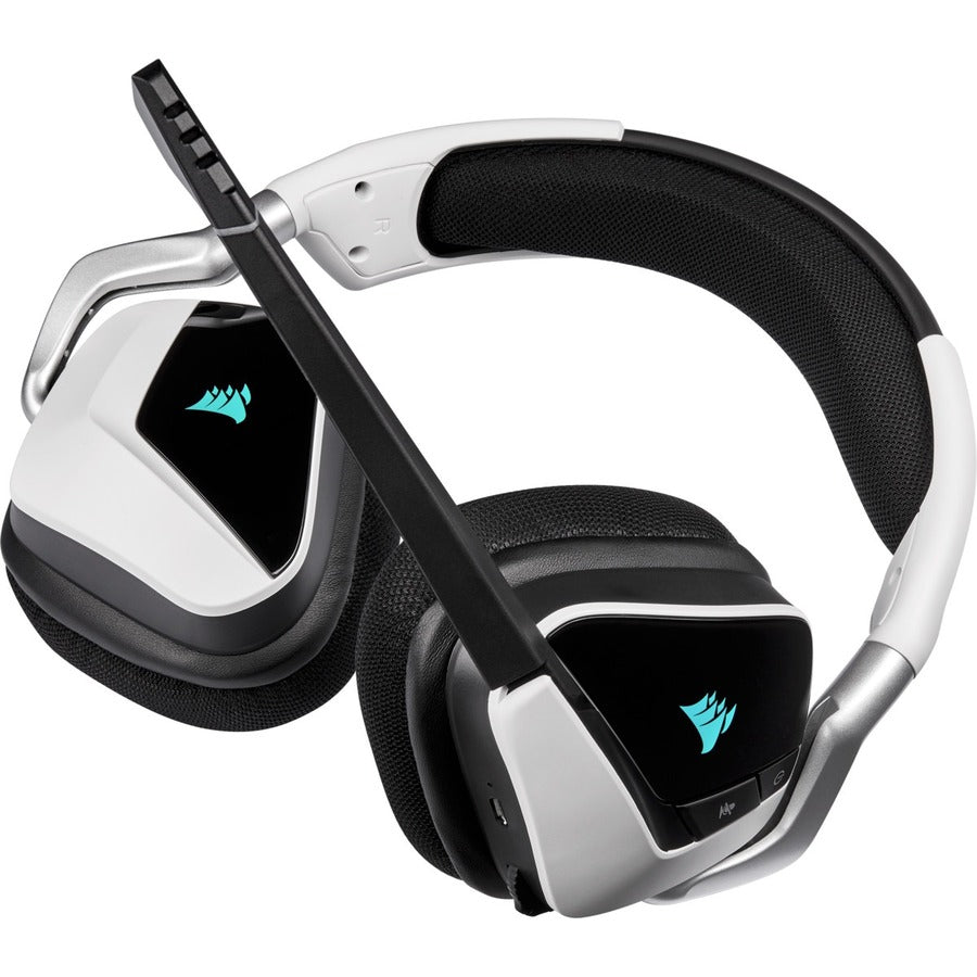 Corsair VOID RGB ELITE Casque de jeu sans fil haut de gamme avec son surround 7.1 - Blanc CA-9011202-NA