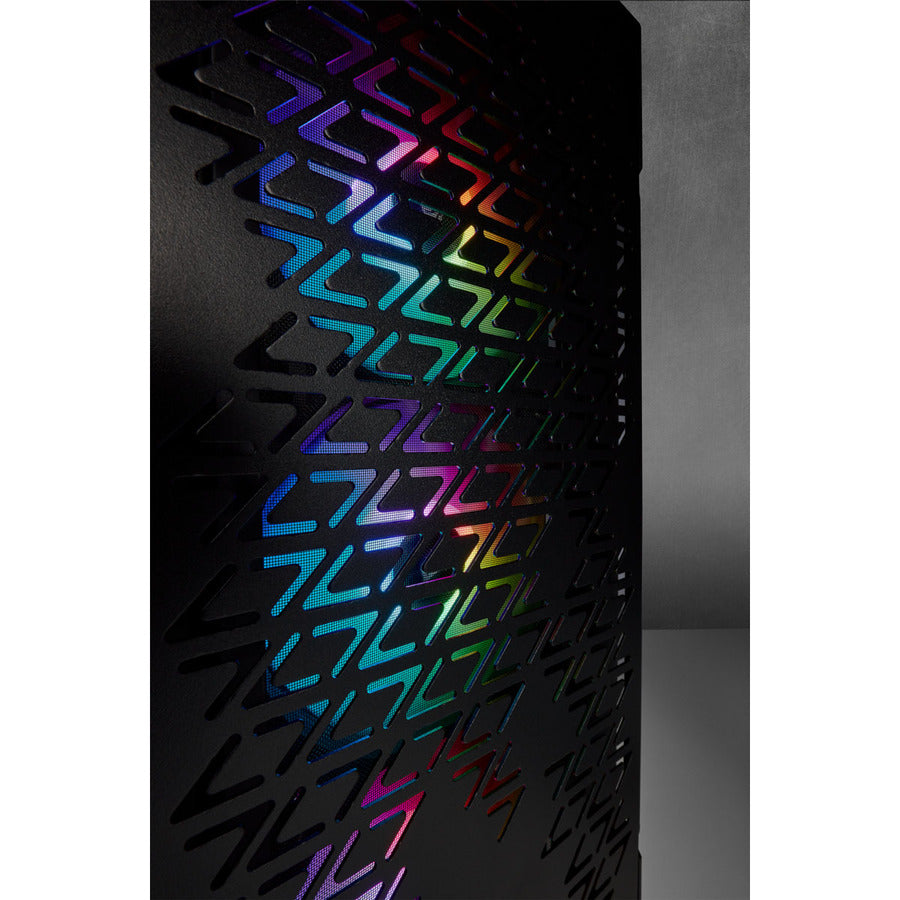 Corsair iCUE 220T RGB Airflow Tempered Glass Mid-Tower Smart Case - Black CC-9011173-WW