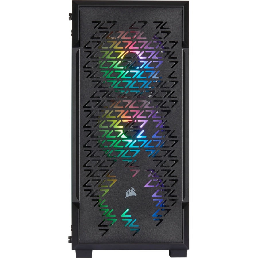 Corsair iCUE 220T RGB Airflow Tempered Glass Mid-Tower Smart Case - Black CC-9011173-WW