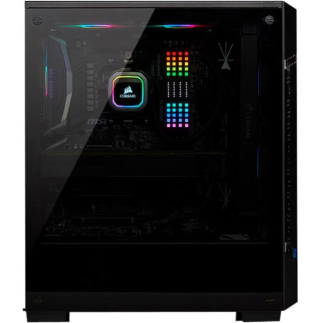 Corsair iCUE 220T RGB Airflow Tempered Glass Mid-Tower Smart Case - Black CC-9011173-WW