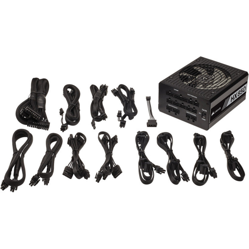 Corsair HX Series HX850 - 850 Watt 80 PLUS Platinum Certified Fully Modular PSU CP-9020138-NA