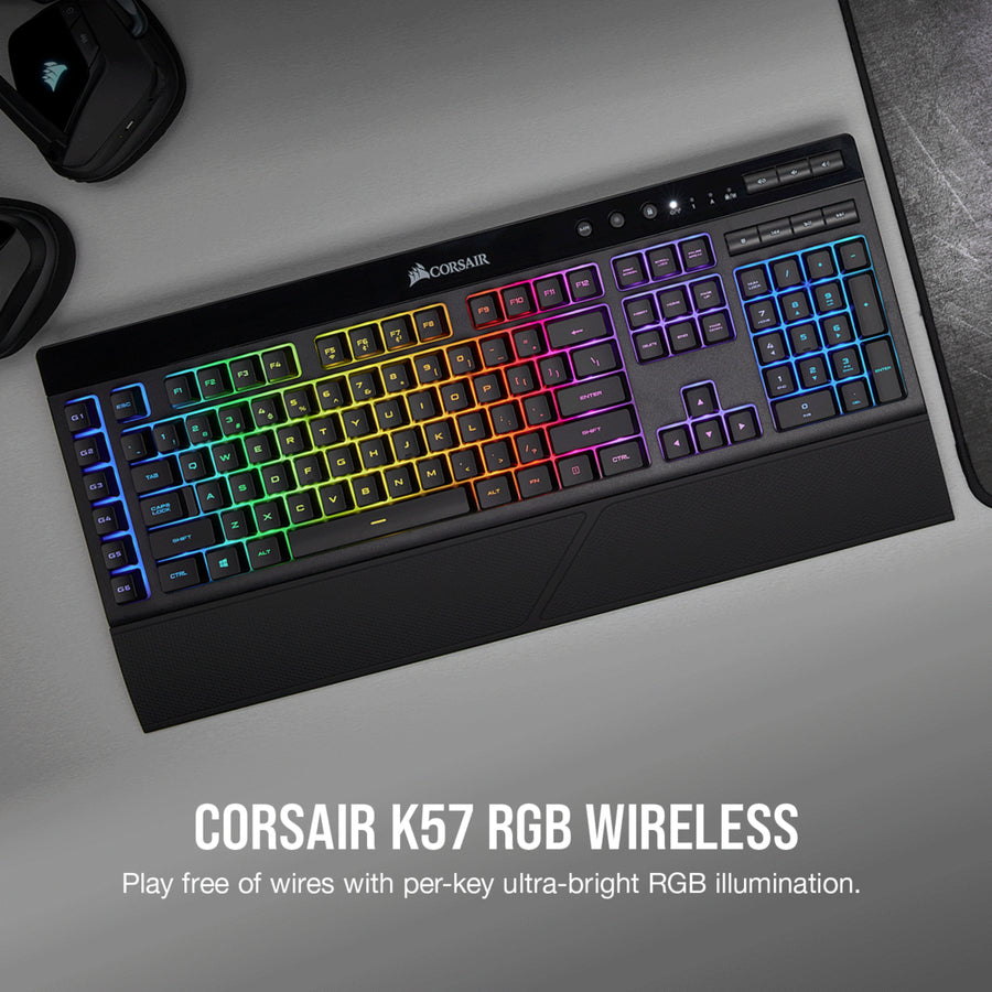 Corsair K57 RGB Wireless Gaming Keyboard (NA) CH-925C015-NA