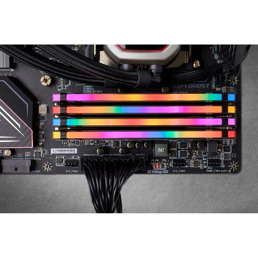 Corsair Vengeance RGB Pro 32GB DDR4 SDRAM Memory Module Kit CMW32GX4M4C3200C14