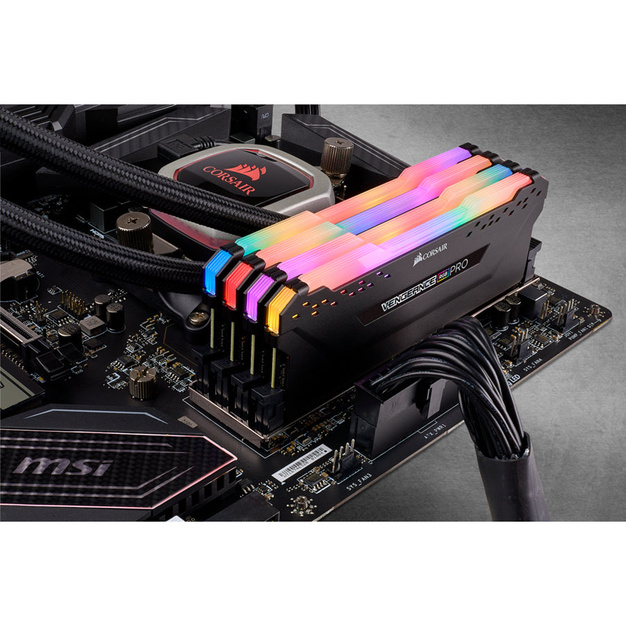 Corsair Vengeance RGB Pro 32GB DDR4 SDRAM Memory Module Kit CMW32GX4M4C3200C14