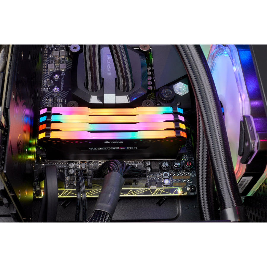 Corsair Vengeance RGB Pro 32GB DDR4 SDRAM Memory Module Kit CMW32GX4M4C3200C14