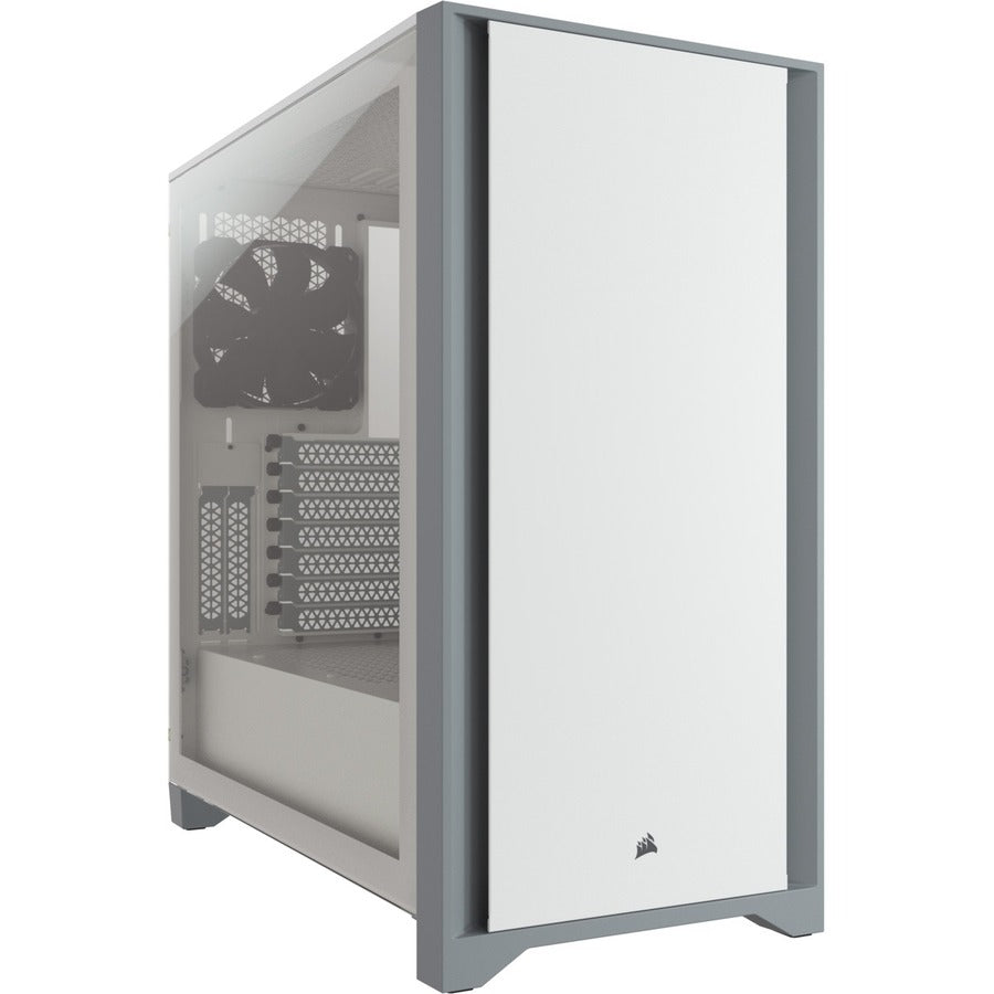 Corsair 4000D Tempered Glass Mid-Tower ATX Case - White CC-9011199-WW