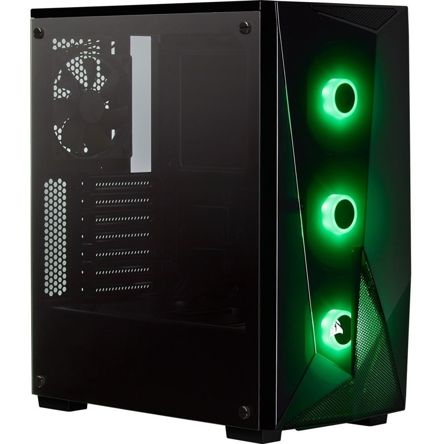 Corsair Carbide Series SPEC-DELTA RGB Boîtier de jeu ATX moyenne tour en verre trempé - Noir CC-9011166-WW