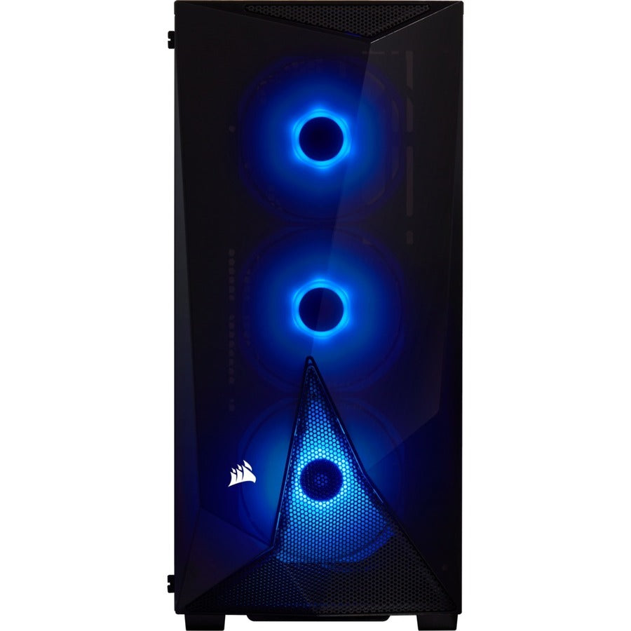 Corsair Carbide Series SPEC-DELTA RGB Boîtier de jeu ATX moyenne tour en verre trempé - Noir CC-9011166-WW