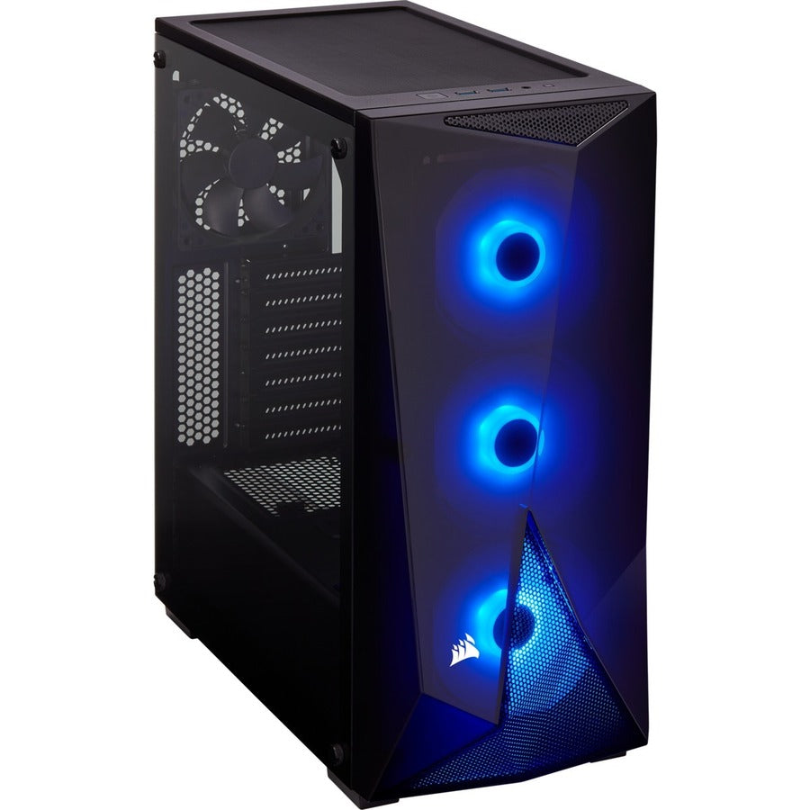 Corsair Carbide Series SPEC-DELTA RGB Boîtier de jeu ATX moyenne tour en verre trempé - Noir CC-9011166-WW