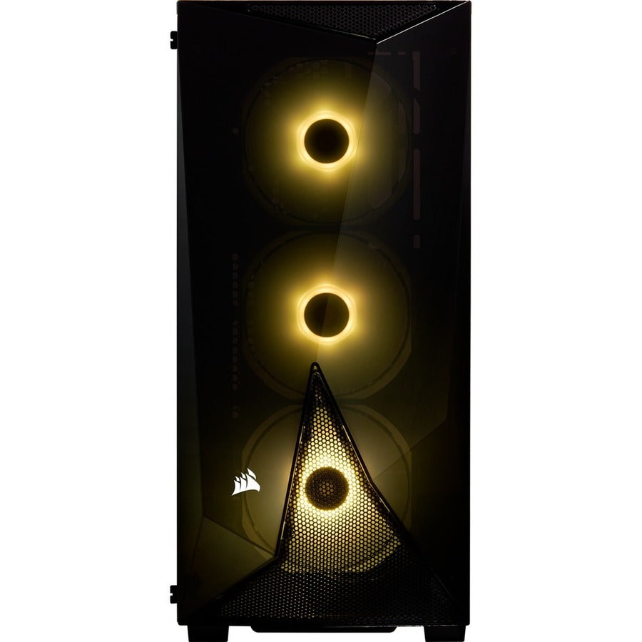 Corsair Carbide Series SPEC-DELTA RGB Tempered Glass Mid-Tower ATX Gaming Case - Black CC-9011166-WW