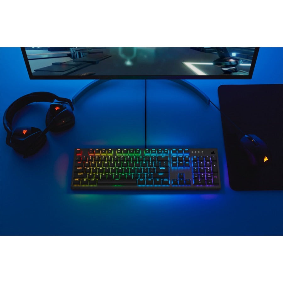 Corsair K60 RGB PRO Low Profile Mechanical Gaming Keyboard CH-910D018-NA