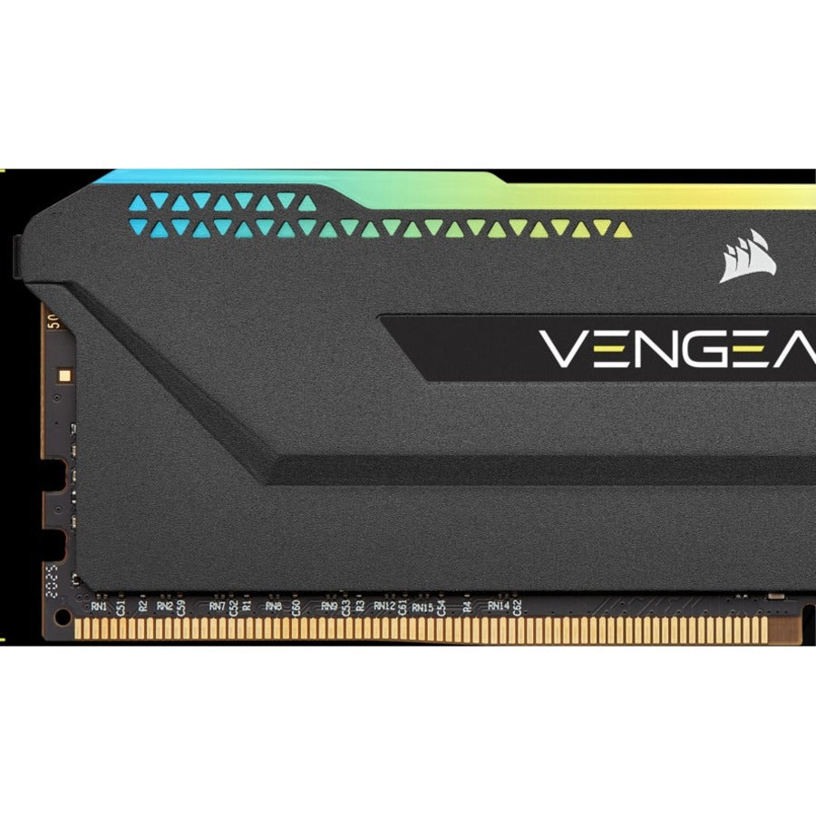 Corsair Vengeance RGB Pro SL 32GB (2 x 16GB) DDR4 DRAM 3200MHz C16 Memory Kit - Black CMH32GX4M2E3200C16