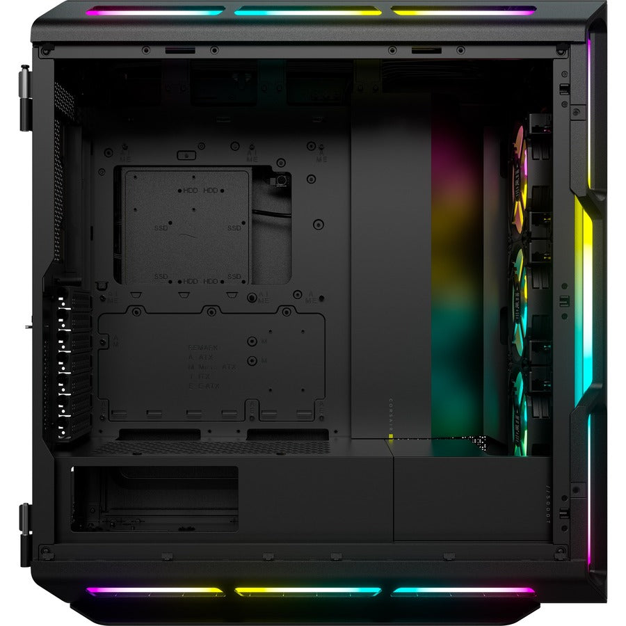 Corsair iCUE 5000T RGB Tempered Glass Mid-Tower ATX PC Case - Black CC-9011230-WW