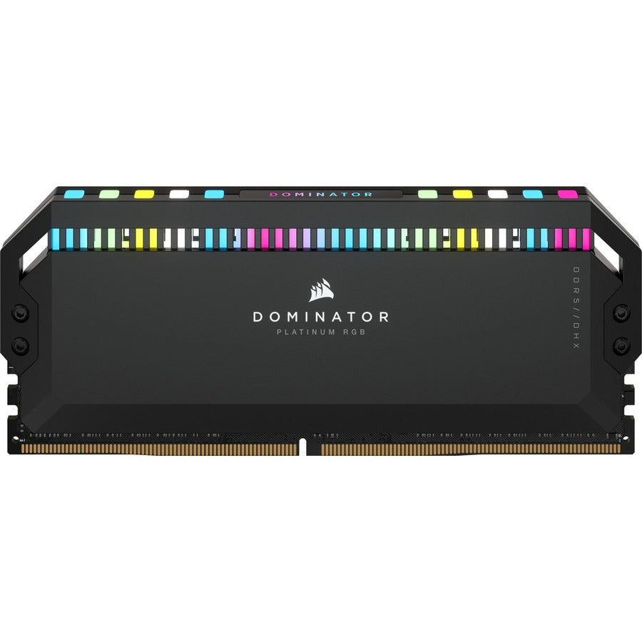 Kit de mémoire Corsair Dominator Platinum RGB 64 Go (2 x 32 Go) DDR5 DRAM 5 200 MHz C40 - Noir CMT64GX5M2B5200C40