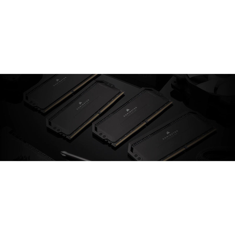 Kit de mémoire Corsair Dominator Platinum RGB 64 Go (2 x 32 Go) DDR5 DRAM 5 200 MHz C40 - Noir CMT64GX5M2B5200C40