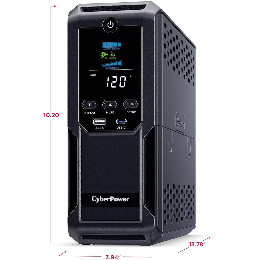 Onduleur LCD intelligent CyberPower CP1500AVRLCD3 Mini-tour 1 500 VA UPS CP1500AVRLCD3