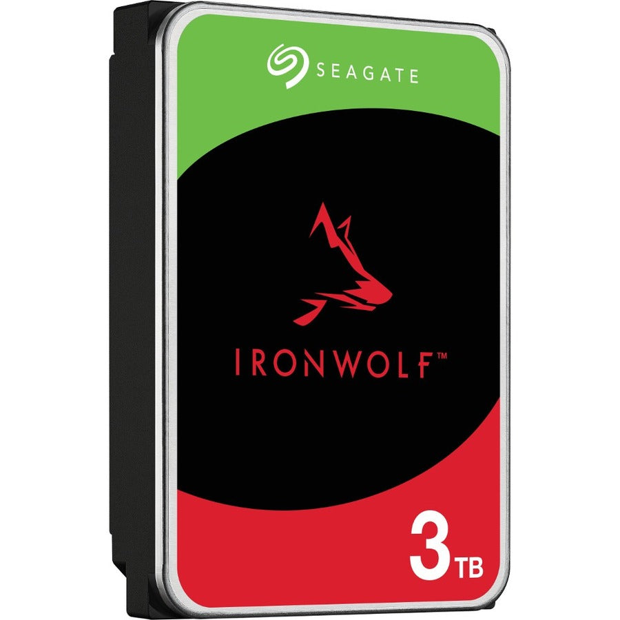 Disque dur Seagate IronWolf ST3000VN006 3 To - 3,5" interne - SATA (SATA/600) - Méthode d'enregistrement magnétique conventionnel (CMR) ST3000VN006