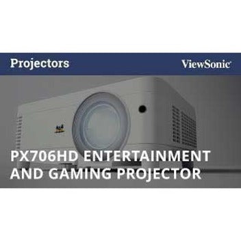 ViewSonic PX706HD 3D Ready Short Throw DLP Projector - 16:9 PX706HD