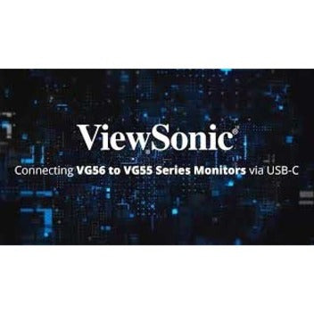 ViewSonic Graphic VG2455-2K 24" Class WQHD LED Monitor - 16:9 - Black VG2455-2K