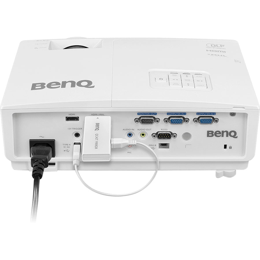 Adaptateur WiMedia BenQ QCast Mirror QP20 IEEE 802.11ac pour smartphone/tablette/ordinateur portable 5A.JH328.10A