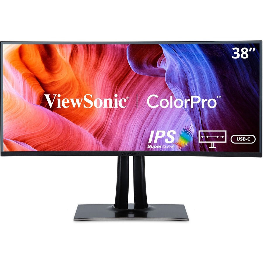 ViewSonic ColorPro VP3881a 37.5" UW-QHD+ Curved Screen LED Monitor - 21:9 VP3881a