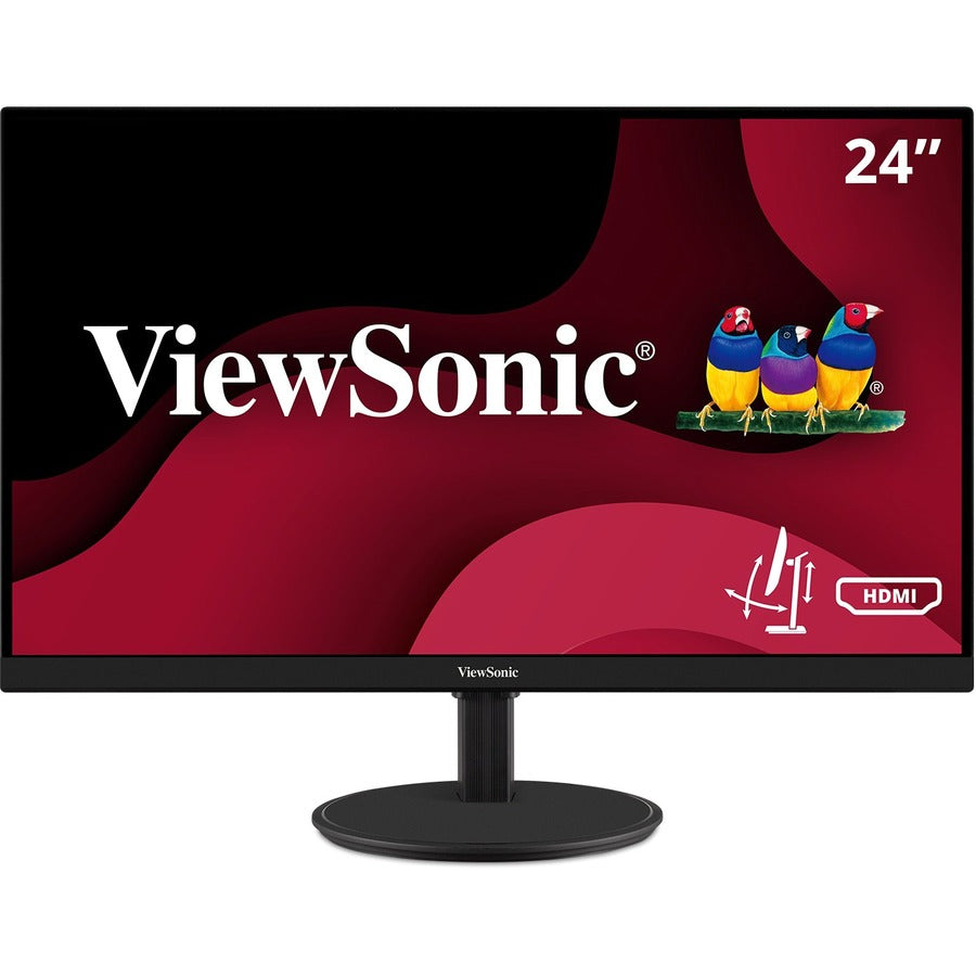 ViewSonic Value VA2447-MHJ 23.8" Full HD LED Monitor - 16:9 - Black VA2447-MHJ