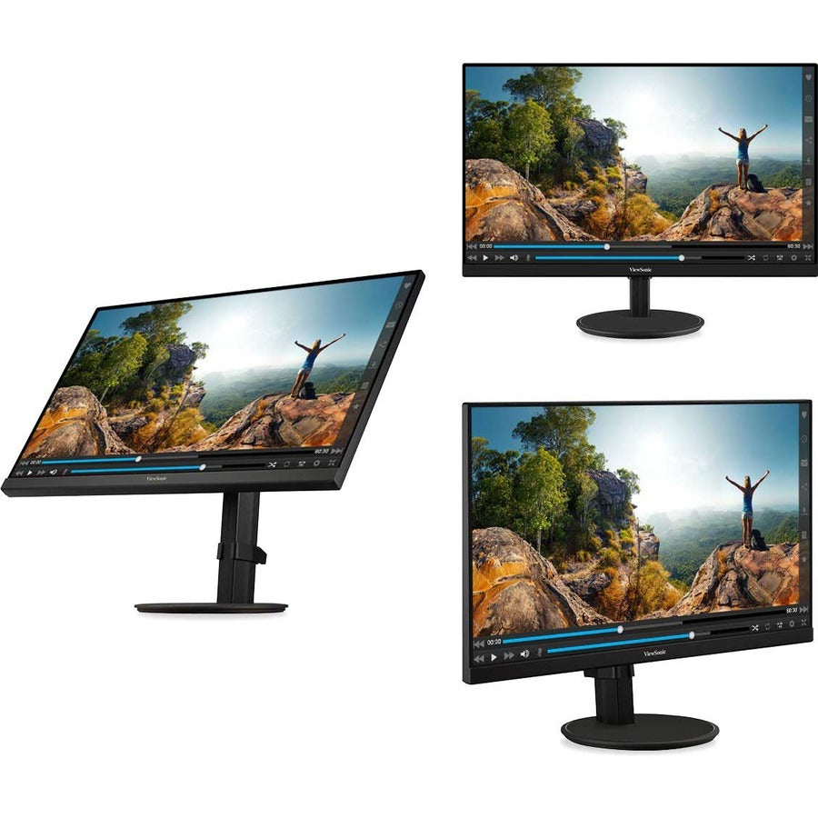 ViewSonic Value VA2447-MHJ 23.8" Full HD LED Monitor - 16:9 - Black VA2447-MHJ