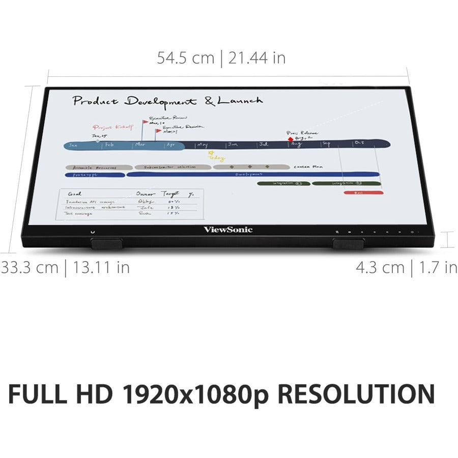 ViewSonic ID2456 24" Class LCD Touchscreen Monitor - 16:9 ID2456