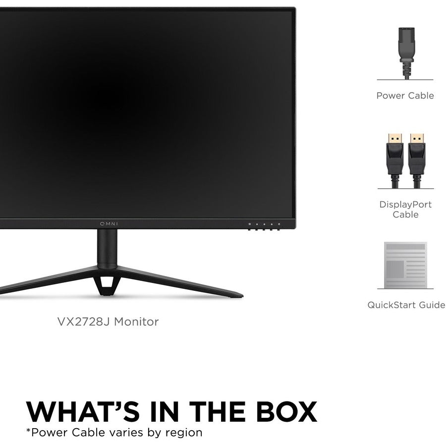ViewSonic Entertainment VX2728J 27" Full HD LED Monitor - 16:9 - Black VX2728J