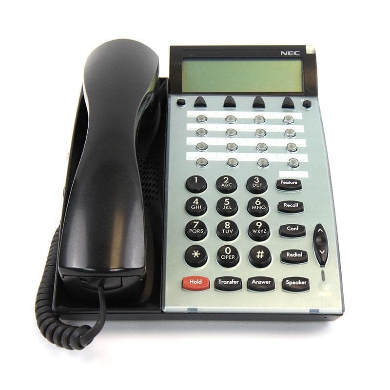 NEC DTP-16-D-1 Office Desk Phone - Black - Refurbished