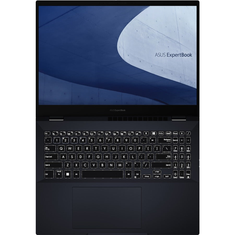 Asus ExpertBook B5 B5602 B5602CBA-Q73P-CB 16" Notebook - WUXGA - 1920 x 1200 - Intel Core i7 12th Gen i7-1260P Dodeca-core (12 Core) 2.10 GHz - 16 GB Total RAM - 8 GB On-board Memory - 512 GB SSD - Star Black B5602CBA-Q73P-CB