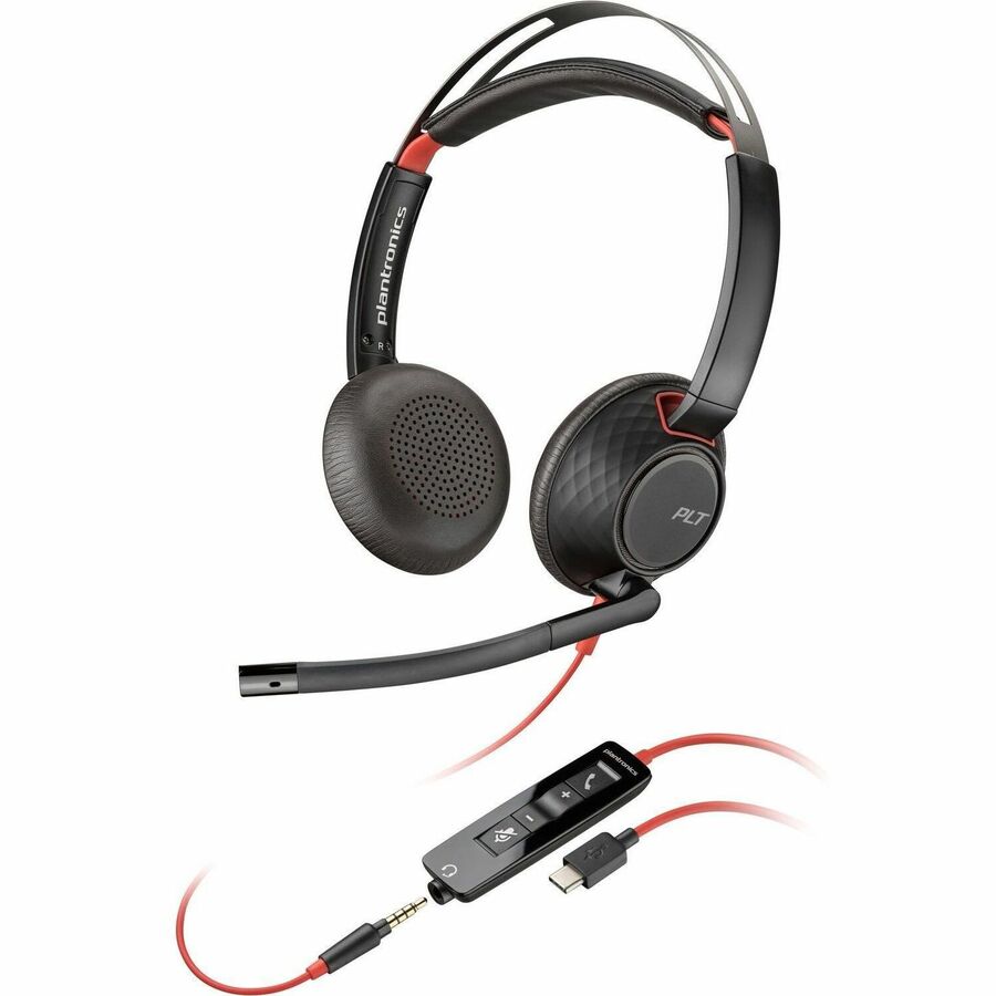 Casque Poly Blackwire C5220 USB-C + câble en ligne 805H3AA