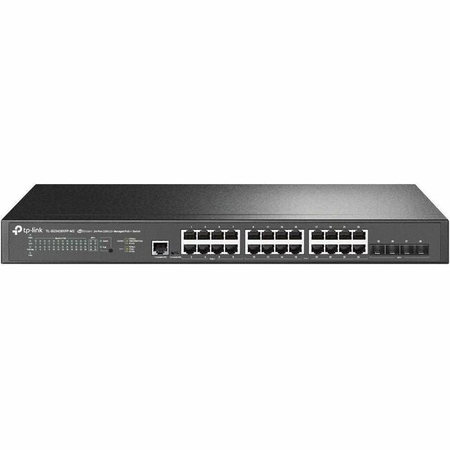 TP-Link JetStream 24-Port 2.5GBASE-T and 4-Port 10GE SFP+ L2+ Managed Switch with 16-Port PoE+ & 8-Port PoE++ TL-SG3428XPP-M2