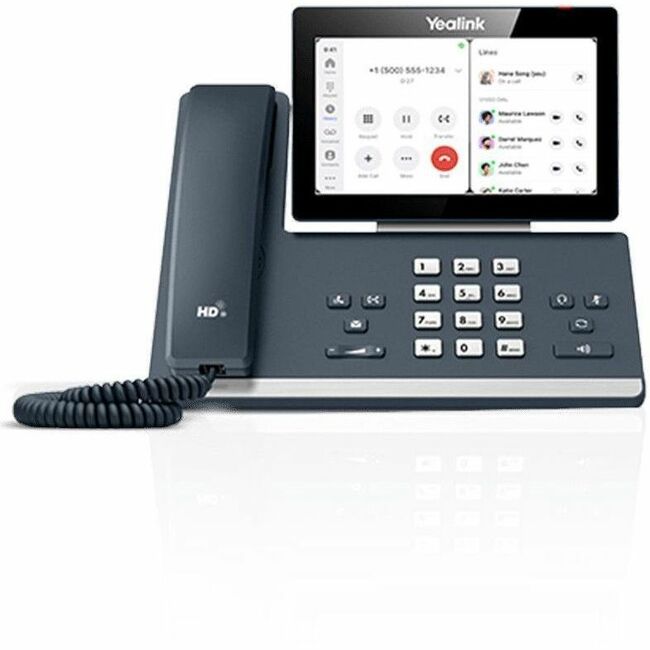 Yealink MP58-ZOOM IP Phone - Corded - Corded - Bluetooth, Wi-Fi - Wall Mountable, Desktop - Classic Gray MP58-ZOOM