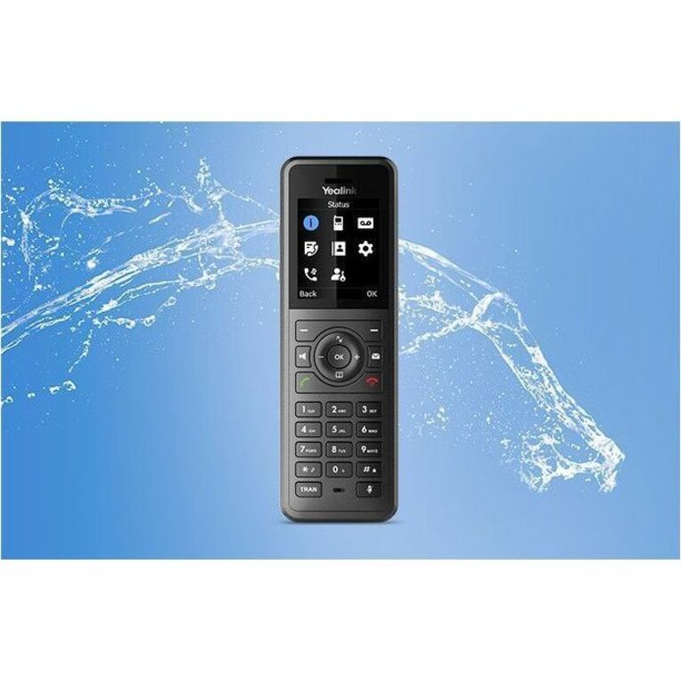 Yealink W77P IP Phone - Cordless - Corded - Bluetooth - Desktop, Wall Mountable - Black, Classic Gray W77P