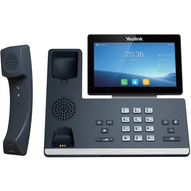 Yealink T58W Pro IP Phone - Corded/Cordless - Corded/Cordless - Bluetooth, Wi-Fi, DECT - Wall Mountable, Tabletop - Classic Gray T58W PRO