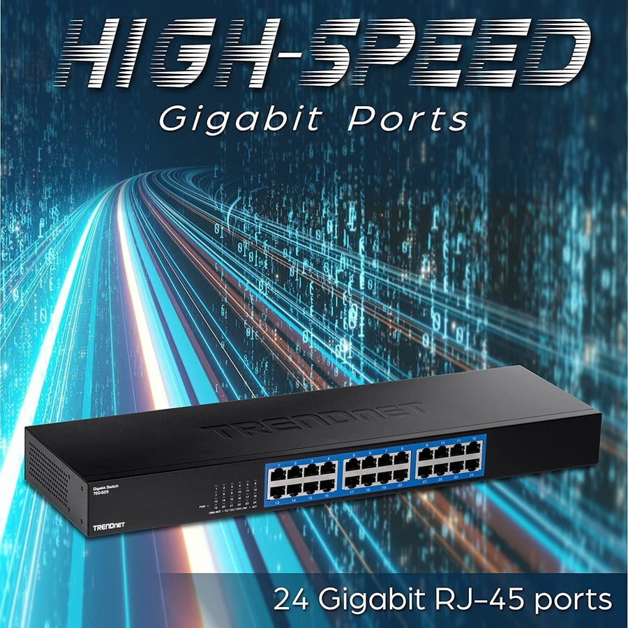 TRENDnet 24-Port Gigabit Switch TEG-S25