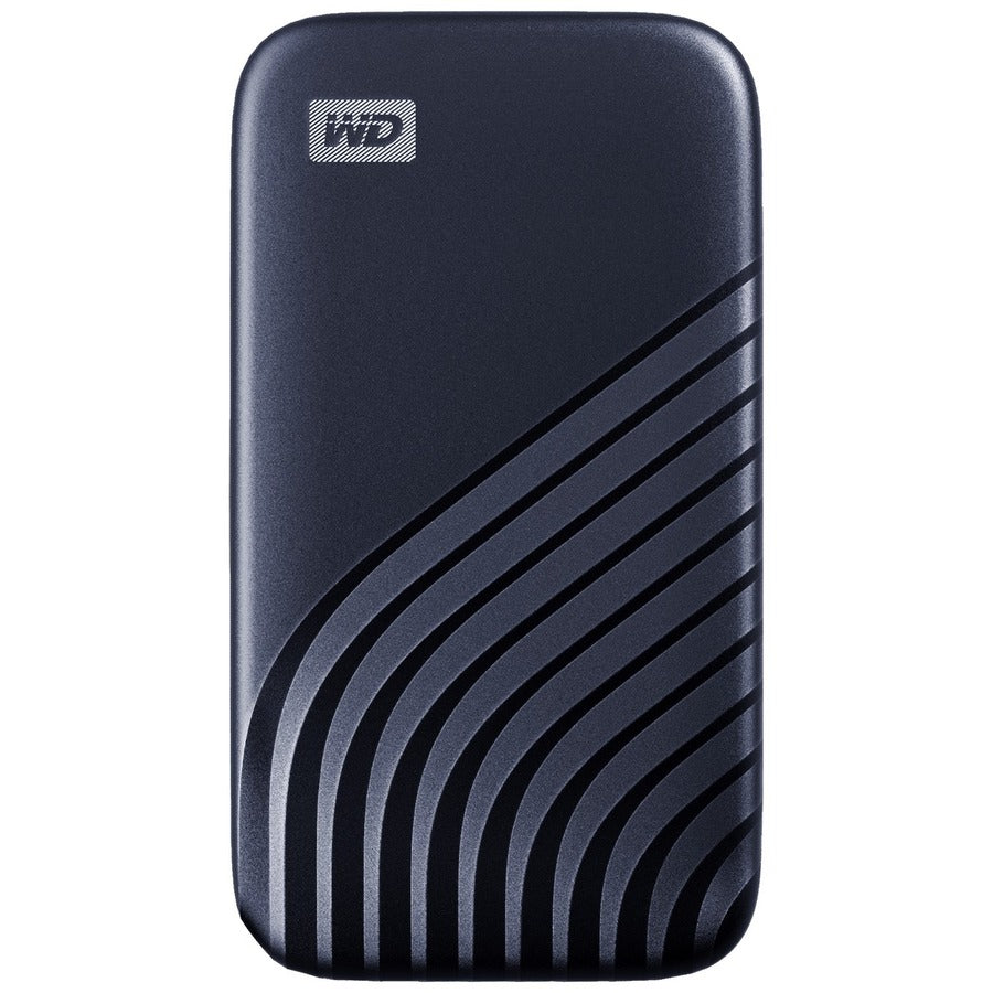 WD My Passport WDBAGF0020BBL-WESN 2 TB Portable Solid State Drive - External - Midnight Blue WDBAGF0020BBL-WESN