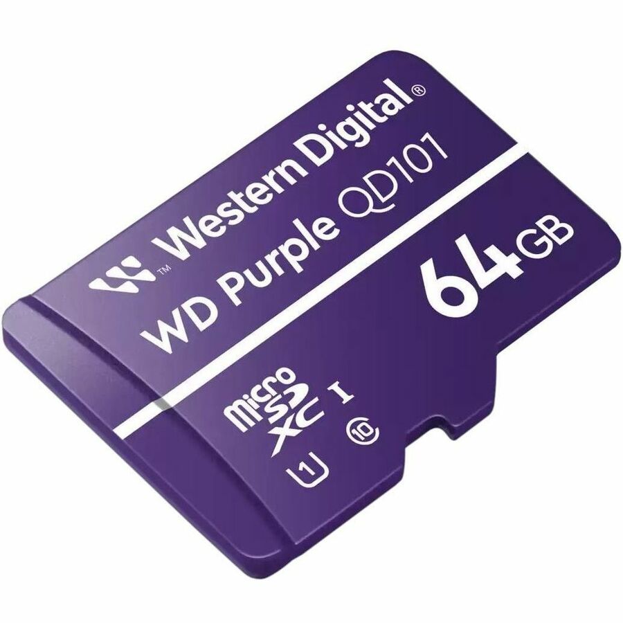 WD Purple WDD064G1P1C 64 Go Classe 10/UHS-I (U1) microSDXC WDD064G1P1C-74AEL0