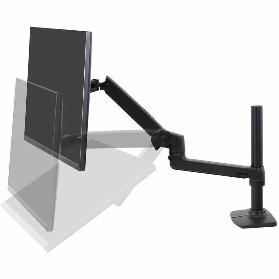 Ergotron Bras de montage pour moniteur, écran, TV, moniteur LCD, ordinateur portable, écran LCD, écran d'affichage - Noir mat 45-537-224