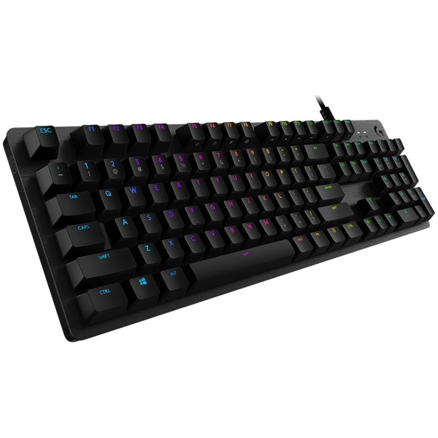 Logitech G512 RGB Mechanical Gaming Keyboard, GX Blue, USB Passthrough 920-008936