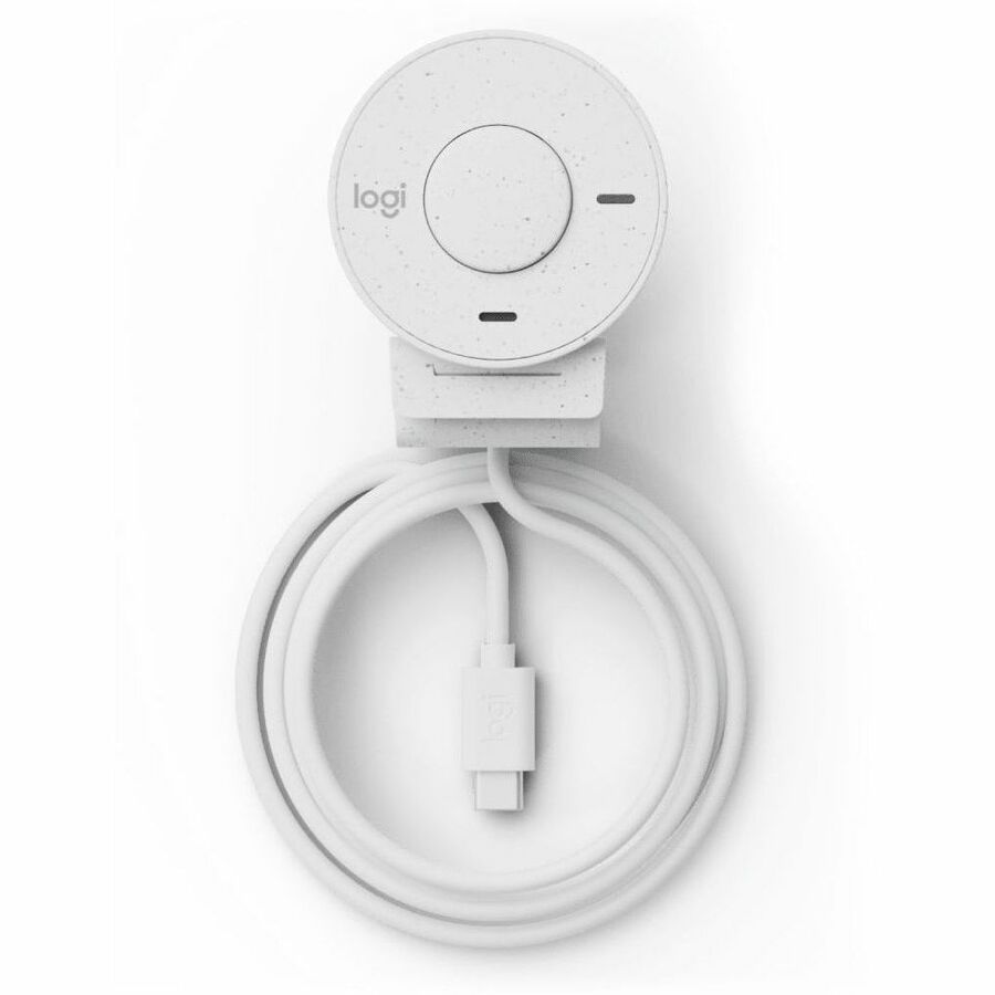 Webcam Logitech BRIO 305 - 2 Mégapixels - 30 ips - Blanc cassé - USB Type C 960-001453