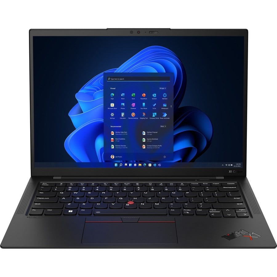 Lenovo ThinkPad X1 Carbon Gen 10 21CB00EUCA 14" Touchscreen Notebook - WUXGA - 1920 x 1200 - Intel Core i5 12th Gen i5-1250P Dodeca-core (12 Core) - Intel Evo Platform - 16 GB Total RAM - 16 GB On-board Memory - 256 GB SSD - Black Weave 21CB00EUCA