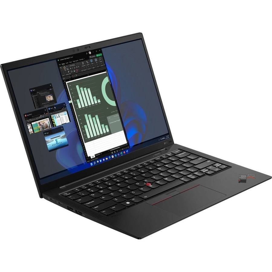 Lenovo ThinkPad X1 Carbon Gen 10 21CB00EUCA 14" Touchscreen Notebook - WUXGA - 1920 x 1200 - Intel Core i5 12th Gen i5-1250P Dodeca-core (12 Core) - Intel Evo Platform - 16 GB Total RAM - 16 GB On-board Memory - 256 GB SSD - Black Weave 21CB00EUCA