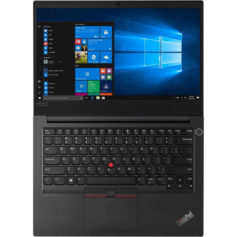 Lenovo ThinkPad E14 Gen 5 21JR001RCA 14" Notebook - WUXGA - 1920 x 1200 - AMD Ryzen 5 7530U Hexa-core (6 Core) 2 GHz - 16 GB Total RAM - 8 GB On-board Memory - 256 GB SSD - Graphite Black 21JR001RCA